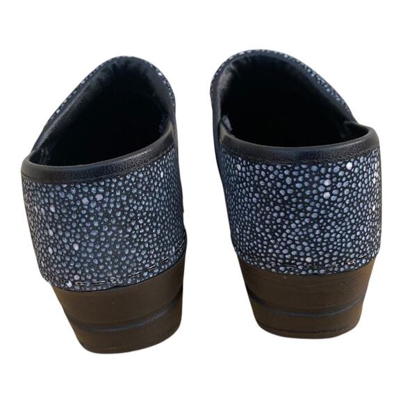 Sanita Clogs Womens Leather Nurse Shoes Polka Dots EU 35 US4 Polka Dots Slip Ons - Picture 8 of 10